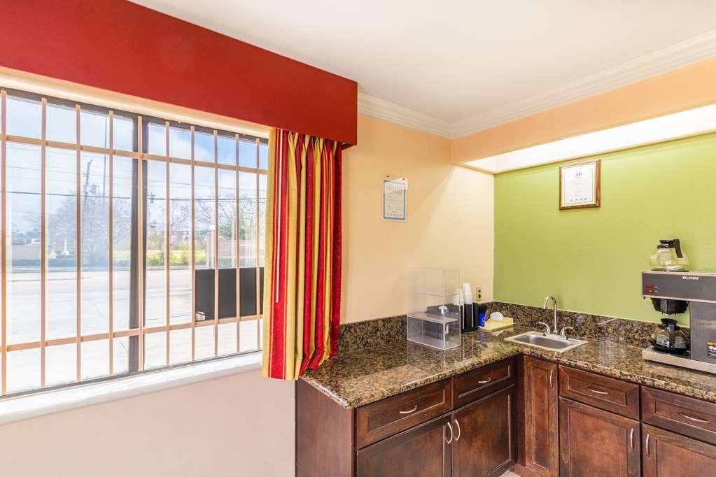 Americas Best Value Inn Houston Heights At I-45 Étterem fotó